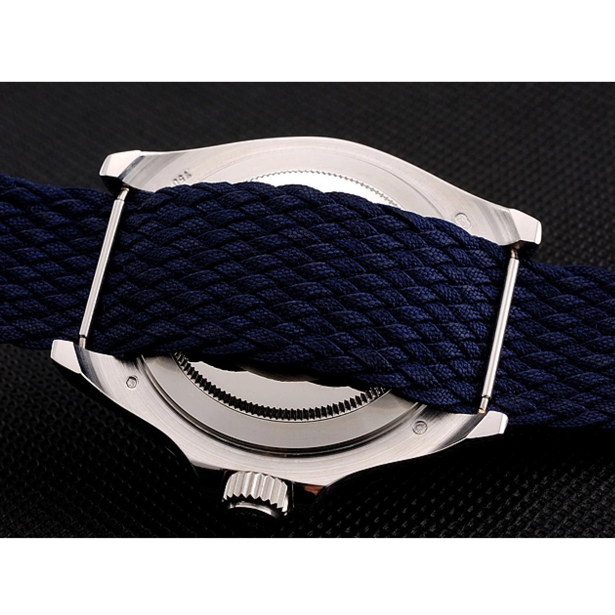 AAA Replica Watches Rolex Master Blue Dial Yacht Fabric Blue 1453868 Bracelet 0803